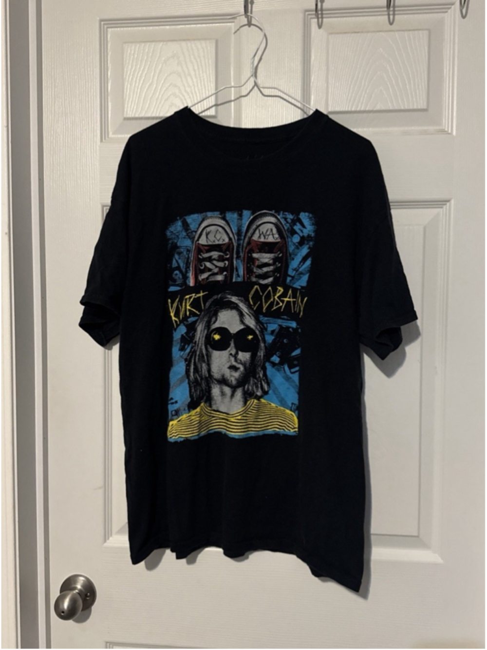2012 Kurt Cobain The End of the Music Black Bravado T-Shirt Adult Size XL Mens